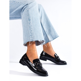 SHELOVET Elegante loafers sort 1