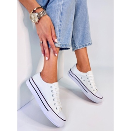 Fargis White klassiske sneakers til kvinder hvid 1