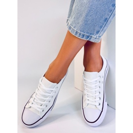 Fargis White klassiske sneakers til kvinder hvid 2