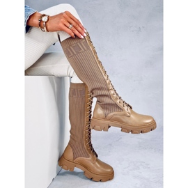 Keyshia LT.KHAKI elastisk overdel beige 2
