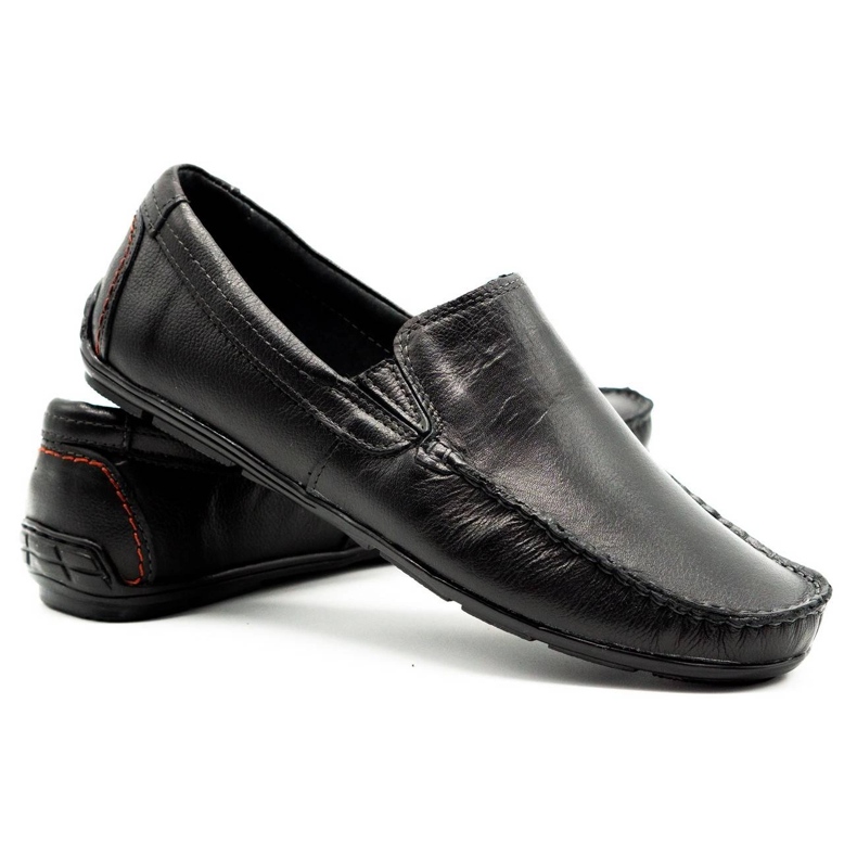 Olivier Mænds loafers 763 sort korn 4