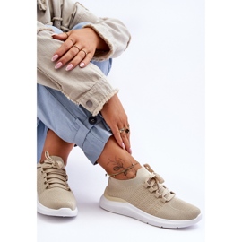 PG1 Klassiske sportssko til kvinder Beige Nickilla 1