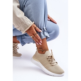 PG1 Klassiske sportssko til kvinder Beige Nickilla 2