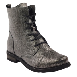 Edeo Sorte metallic arbejdsstøvler 1