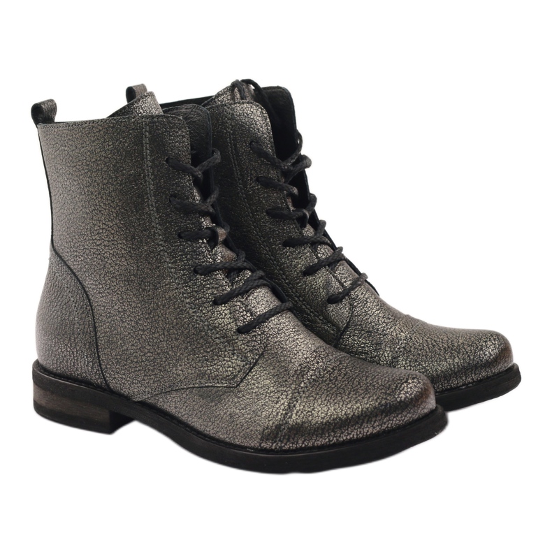 Edeo Sorte metallic arbejdsstøvler 4