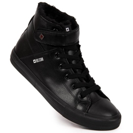 Isolerede sorte sneakers til mænd Big Star Y174020F 1