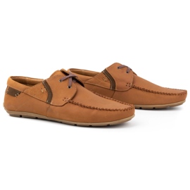 Olivier Mænds læder loafers 297 brun 2