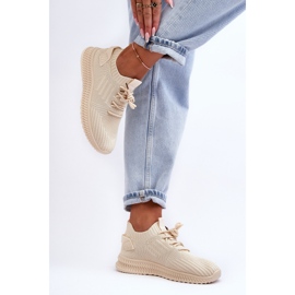 PG1 Slip-On tekstilsko til kvinder Beige Zauna 1