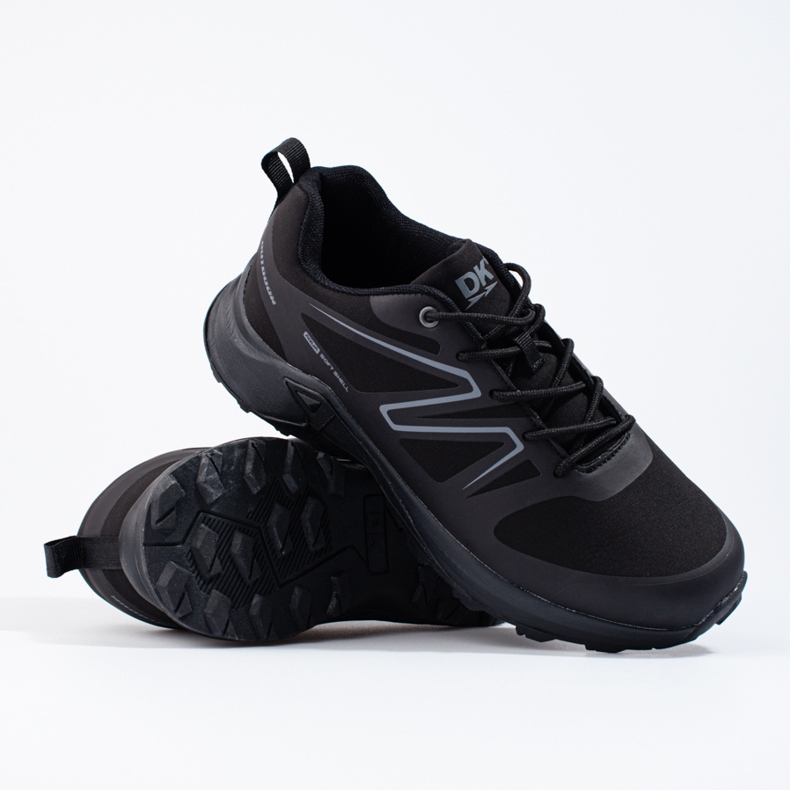 DK sorte Softshell herre sportssko 1