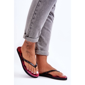 Klassiske flip flops 4F 4FSS23FFLIF060-90S sort og pink 1