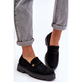 PS1 Ruskindsloafers med sort Esperta-dekoration 2