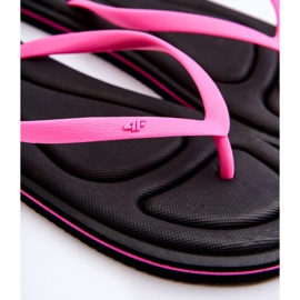 Klassiske flip-flops til kvinder 4F 4FSS23FFLIF067-21S Sort-Pink 2