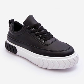 PG1 Klassiske Platform Sneakers Sort Og Hvid Nannzie 1