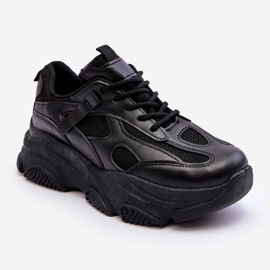 PG1 Chunky Platform Sneakers til kvinder Sort Agnenia 2