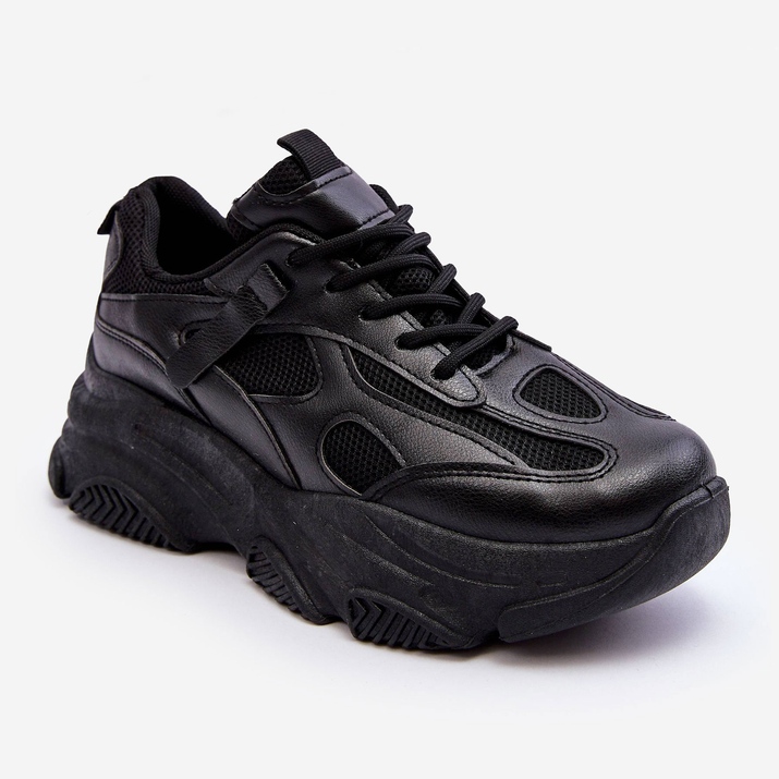 PG1 Chunky Platform Sneakers til kvinder Sort Agnenia 2