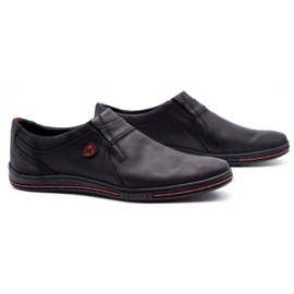 Polbut Herre Brogues læder 362 sort 1