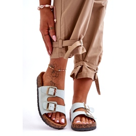 MSMG Slip-on sandaler til kvinder Cortina Mint grøn 4