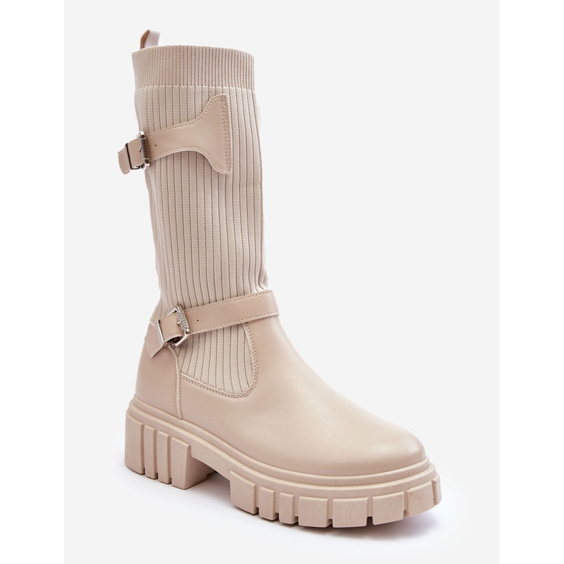 Damestøvler Beige Abroze 1