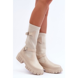 Damestøvler Beige Abroze 2