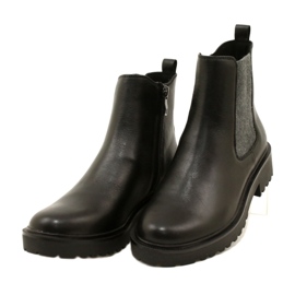 Caprice-støvler til kvinder på en tykkere bund 9-25419-41 022 Sort 3