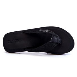 Herre Foam Flip Flops Big Star LL174618 Sort 3