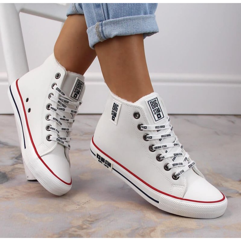 Big Star W INT1898A isolerede sneakers hvide 1