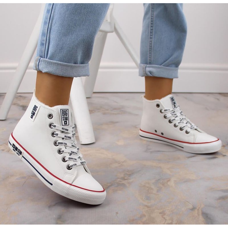 Big Star W INT1898A isolerede sneakers hvide 2