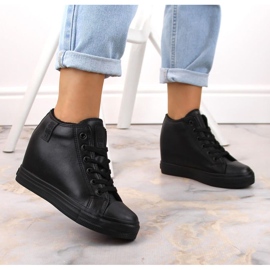 Big Star W INT1899A isolerede wedge sneakers sort 2