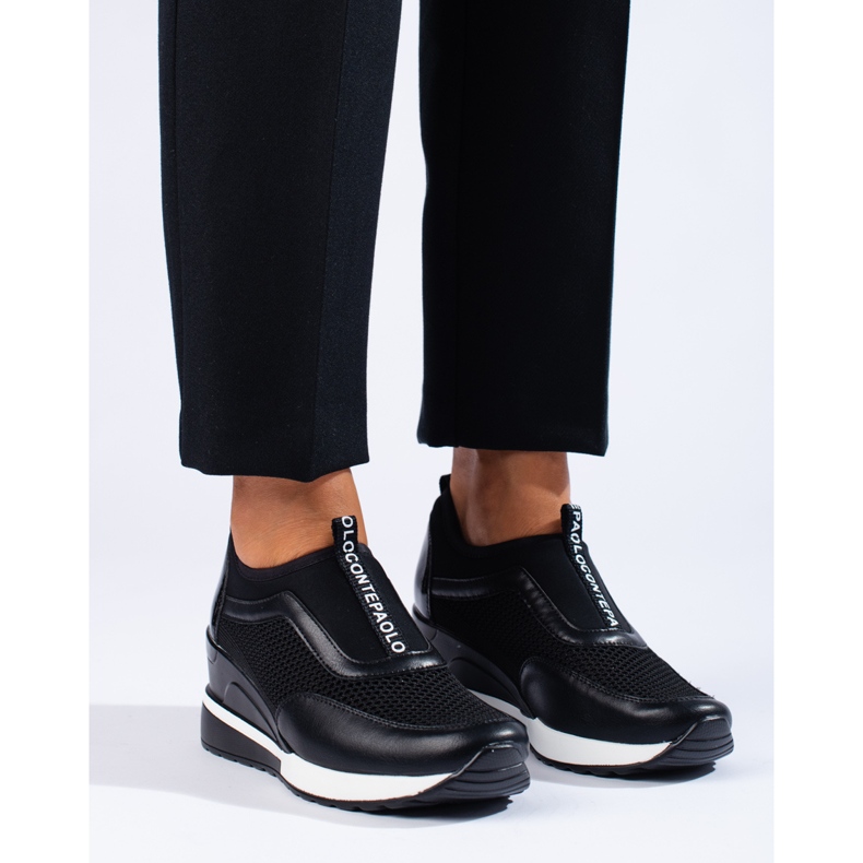 VINCEZA openwork sneakers sort 1