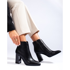 Klassiske Shelovet sorte støvler til kvinder lavet af økologisk ruskind 2
