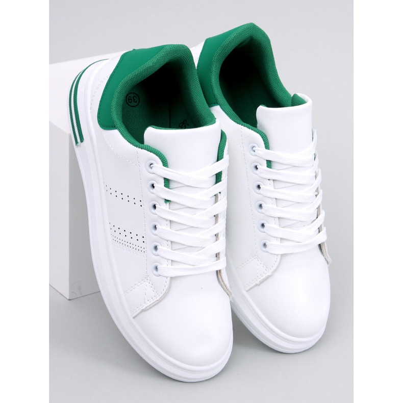 Maes Green wedge sneakers hvid 1