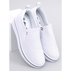 Jenkins White wedge slip-on sneakers hvid 1