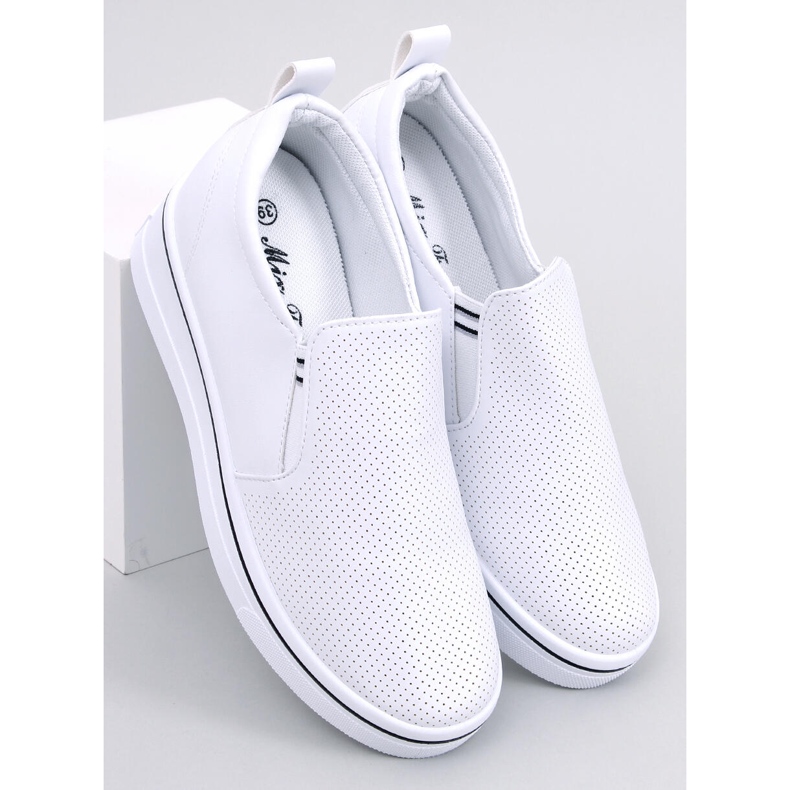 Jenkins White wedge slip-on sneakers hvid 1