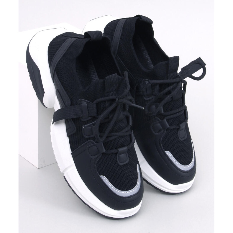 Hartley Black damesneakers sort 1