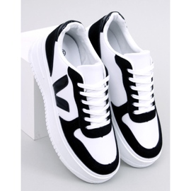 Pyles sorte sneakers til kvinder hvid 1