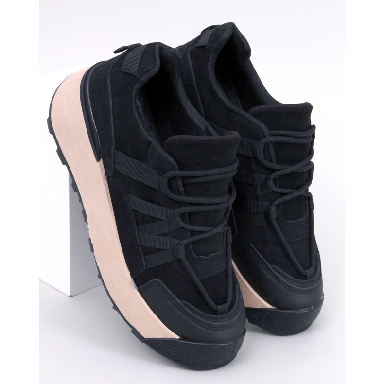 Potts Sorte sneakers til kvinder 1