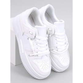 Clavell White højsålede sneakers hvid 1
