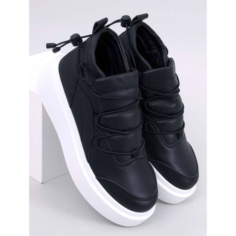 Cooper Black beklædte sneakers sort 1