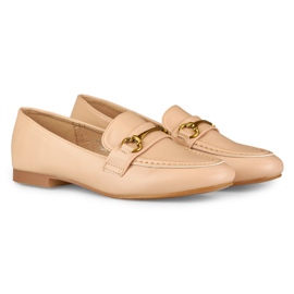 Elegante beige damesko 1