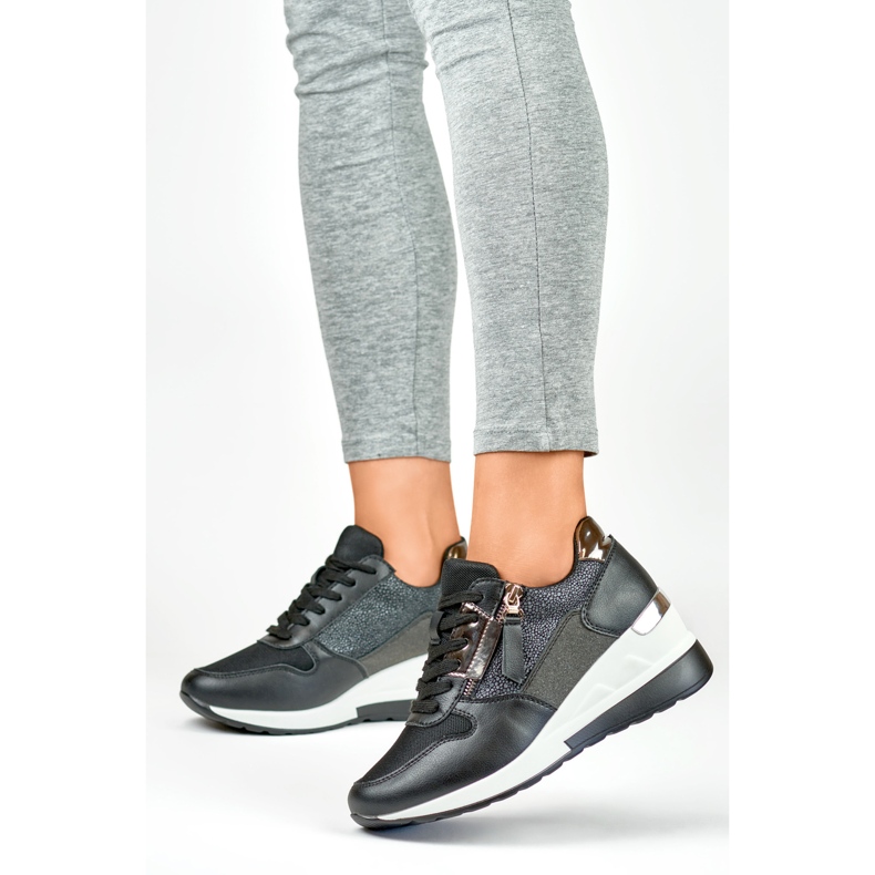 Elegante sorte kile sportssko 2
