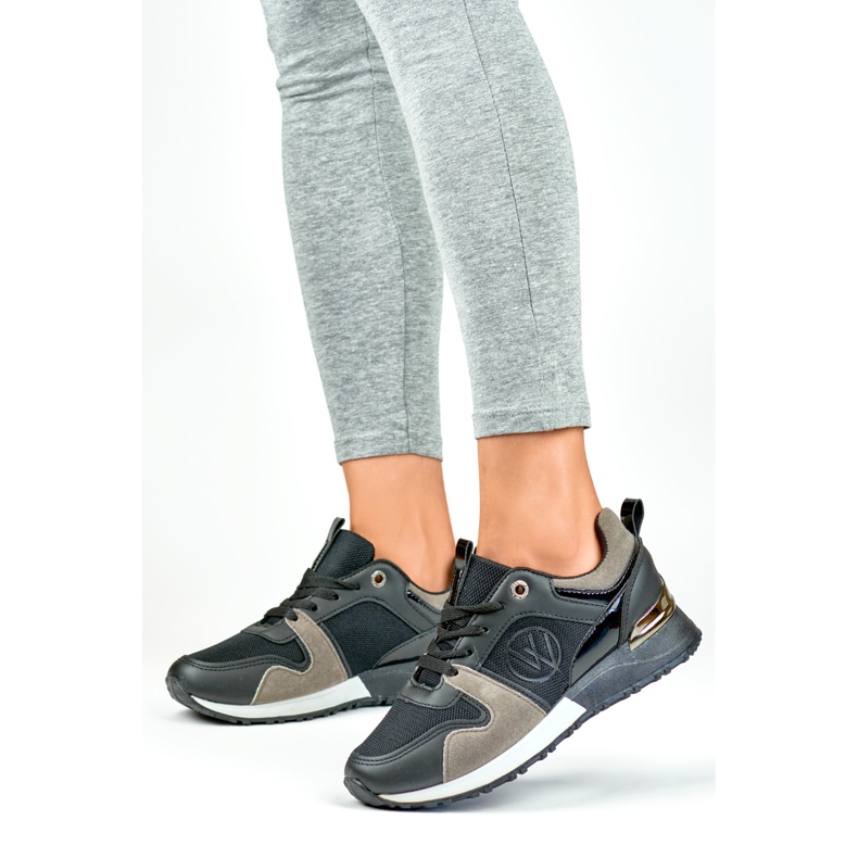Moderigtige sorte Jersy sneakers 2