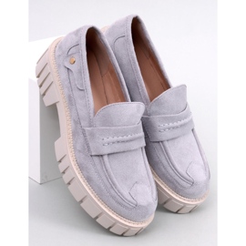 Platform loafers fra Chandra L.GREY grå 1