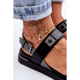 Flade sandaler til kvinder Big Star LL274938 Sort 3
