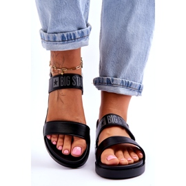 Flade sandaler til kvinder Big Star LL274938 Sort 2