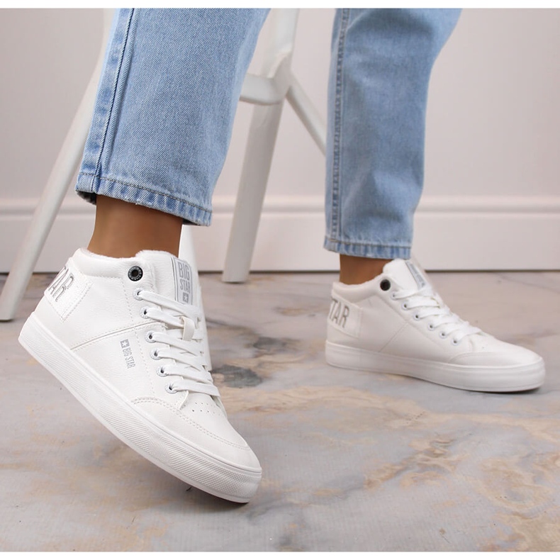 Sneakers isolerede hvide Big Star EE274352 2