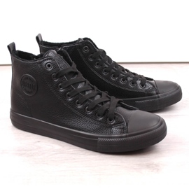 Højisolerede sorte sneakers til mænd Big Star MM174012 1