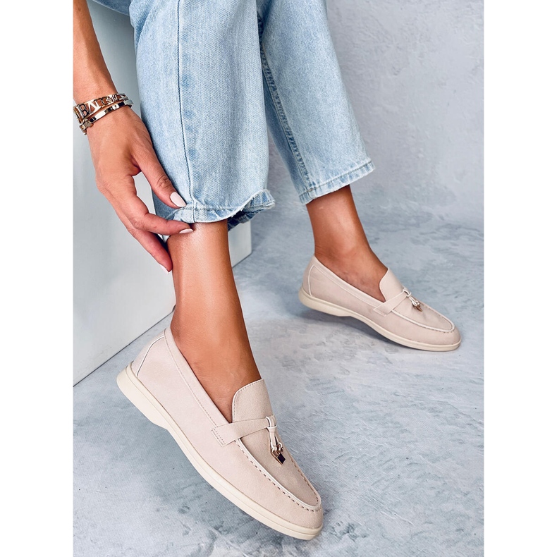 Dame loafers Eunice Beige 2