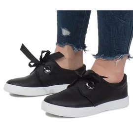 Sorte sneakers med Bows Lou 1