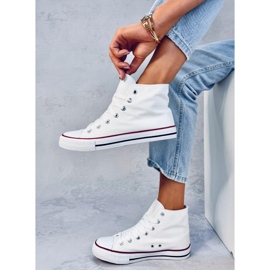 Canvas sneakers Jude White ankel hvid 2