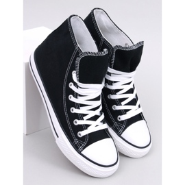 Jude Black canvas sneakers sort 1
